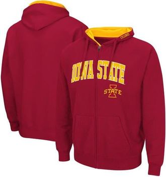 Colosseum Mens Colosseum Cardinal Iowa State Cyclones Arch & Logo 3.0 Full-Zip Hoodie at Nordstrom, Size Medium