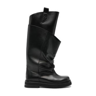 The Attico High Boots, female, Black, Size: 6 1/2 US Passeggiata Combat Boot