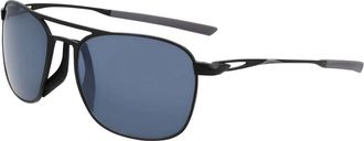 Nike Zwarte Infrarood Gespiegelde Zonnebril ACE Driver - Heren - Zonnebrillen - Zwart - 56 MM - Accessoires