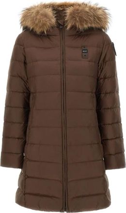 Blauer Piumino Lungo Kristin - - Jackets - Donna - Marrone - S