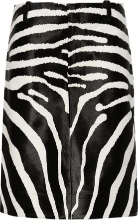 Jacquemus La Jupe Tozzi skirt - women - Lamb Skin/Calf Leather/Cotton/Elastane - 40 - Black