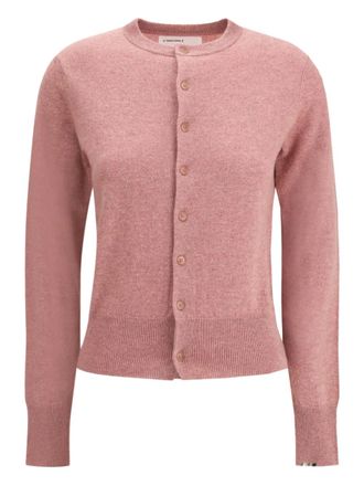 Extreme Cashmere N&deg;300 Little 2 buttoned knitted cardigan - Rosa