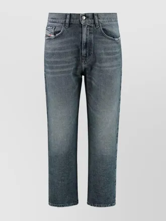 Diesel cropped regular-fit jeans