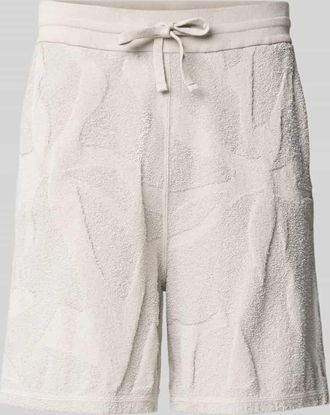 Boss Orange by Hugo Boss BOSS Orange Regular Fit Sweatshorts aus Baumwoll-Mix Modell ASURFER in Sand, Gr&ouml;&szlig;e XXXL