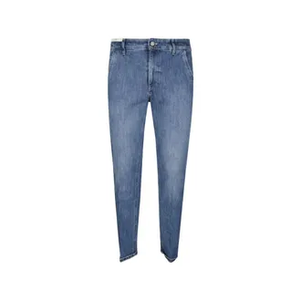 Pantaloni Torino Slim-fit Jeans, male, Blue, Size: W36 Swing Jeans in Loose Denim