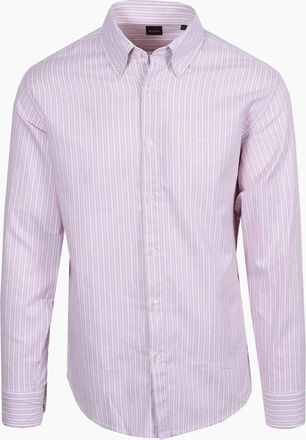 HUGO BOSS Mens Boss Orange RICOPLUS SHIRT LIGHT PASTEL PURPLE - Size: 44