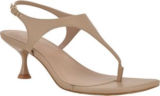 Calvin Klein Portia Ankle Strap Sandal in Light Natural at Nordstrom, Size 9.5