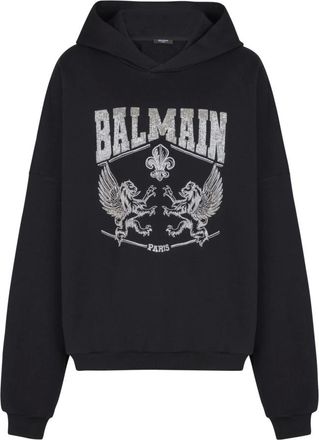 Balmain Hombre, Sudaderas, Negro, Talla: L