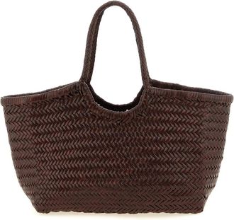 Dragon Diffusion Nantucket Basket Big - Dames - Shoppers - Bruin - ONE Size - Leer - Tassen