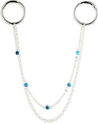 Chelsea28 Swag Chain Bag Charm in Silver at Nordstrom