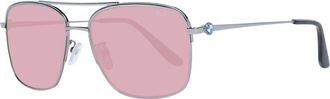 BMW Mens Aviator Sunglasses Pink Lenses - One Size