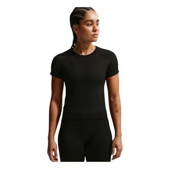 Nike Pro Seamless Dri-FIT T-Shirt - Dames - Sport - Zwart - Maat: S Nylon