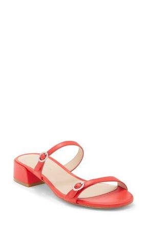 Stuart Weitzman Ginger Crystal Slide Sandal in Poppy at Nordstrom Rack, Size 10.5