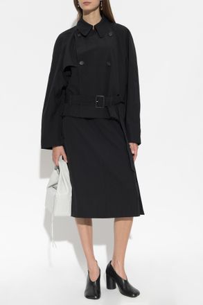 Maison Margiela Jacket With Raw Finish, Womens, Black