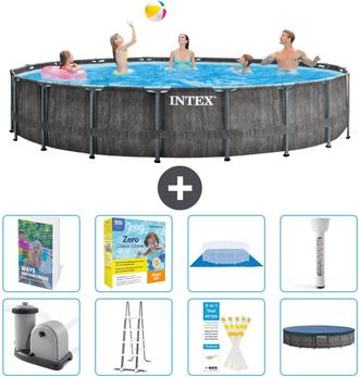 Intex Piscina Prism Frame Redonda - 549x122 Cm - 9-piezas S532