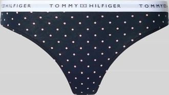 Tommy Hilfiger String aus Baumwoll-Mix in Dunkelblau, Gr&ouml;&szlig;e XL