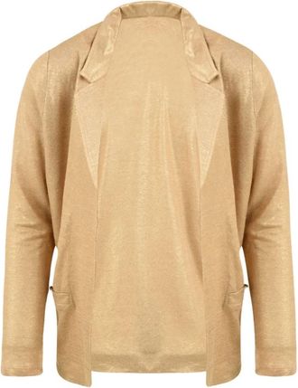 Notshy Beige Cardigan Sweater Model Mayar - Dames - Vesten - Beige - S - Truien & Vesten