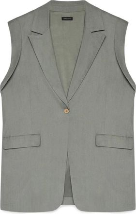 Fiorella Rubino Dames, Jassen, Groen, Maat: XL Linnen