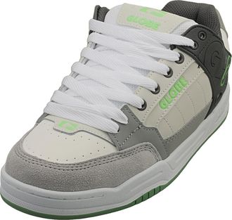 Globe Mens Tilt Skate Inspired Sneakers Shoes, Lunar/Grey/Green, 8 UK