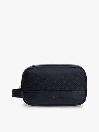 Tommy Hilfiger Logo Flag Jacquard Washbag