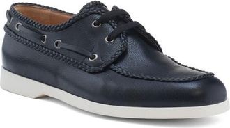 Valentino Garavani VLOGO Signature Boat Shoe in Nero at Nordstrom, Size 12Us