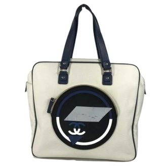 Chanel Pre-owned Tote Bags, female, Multicolor, Size: ONE SIZE Pre-owned Canvas Tote Bag