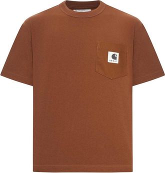 sacai Carhartt Wip Cotton Jersey T-Shirt