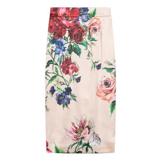 Dolce & Gabbana Midi Skirts, female, Multicolor, Size: L Pencil Skirt