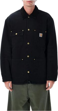 Carhartt Work in Progress OG Chore Coat (Winter) - Heren - Zomerjassen - Zwart - XL - Katoen - Jassen