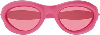 Bottega Veneta Oversized Zonnebril - Dames - Zonnebrillen - Roze - ONE Size - Accessoires