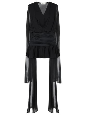 Blumarine Black Viscose Dress