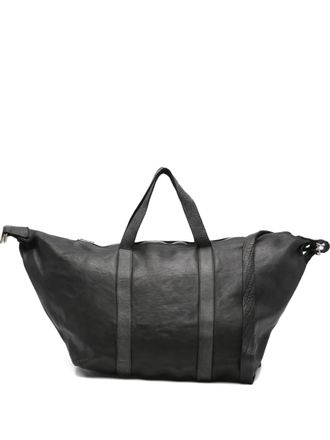 Guidi leather tote bag - unisex - Calf Leather - One Size - Black