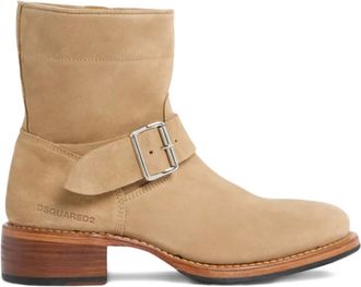 Dsquared2 Harley laarzen met gesp - Beige