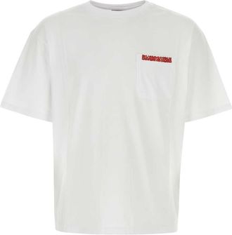 Bluemarble White Cotton T Shirt