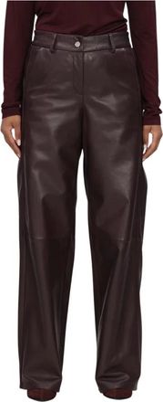 Arma Broeken, Dames, Bruin, L, Leer, Dames Broeken Davina Sheep Soft Waxed