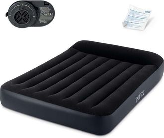 Intex Colch&oacute;n Hinchable 191x137x25 Cm Con Bomba El&eacute;ctrica Incorporada Intex 64148