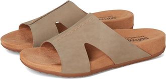 Softwalk Beverly Womens Sandals Taupe Nubuck : 10.5 W (D), Leather