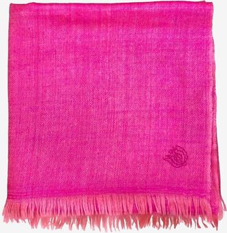 Pink Maharani Schal aus Kaschmir Double Weave