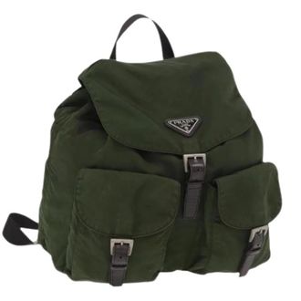 Prada Pre-owned Backpacks, female, Green, Size: ONE SIZE Pre-owned Vintage Backpack