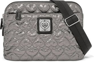 Brighton Womens Koko Organizer Bag In Silver