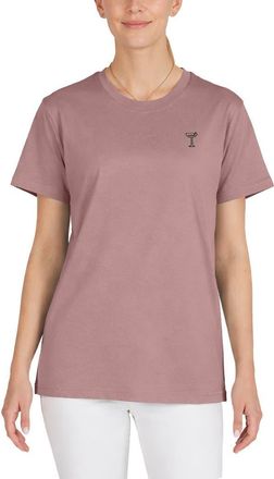 Dalix Womens Coffee Martini Jersey Relaxed Tee in Orchid Purple at Nordstrom, Size Xx-Large