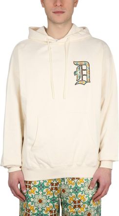 Dr&ocirc;le de Monsieur Light Beige Logo Hoodie