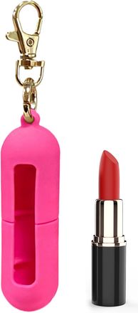Generic Lipstick Keychain,Travel Silicone Pouch | Lip Gloss Keychain - for Travel Purse Wallet Gym Workplace Outdoor Activities Daily Commute