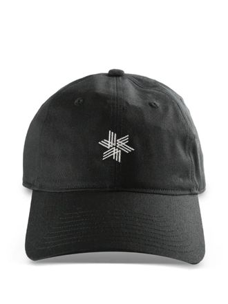 Goldwin embroidered baseball cap - unisex - Cotton - One Size - Black