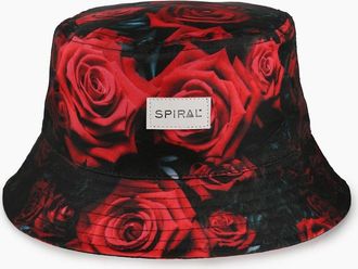 Spiral Womens Logo All Around Brim Panel Bucket Hat - Red - Size: LADIES