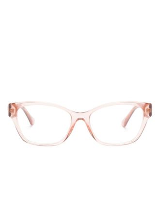 Versace Medusa-plaque cat-eye glasses - women - Acetate - 54 - Pink