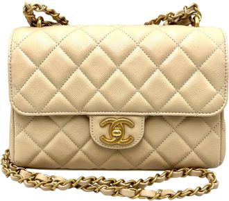 Chanel Grained Calfskin Shoulder Bag (Pre-Owned)