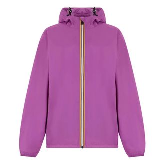 K-Way K-Way, Rain Jackets, male, Purple, Size: S Le Vrai 4.0 Claude Jacket