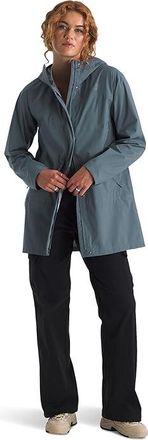 The North Face Voyage Rain 3l Hooded Parka Womens Jacket Granite Grey : 2XL, Tricot