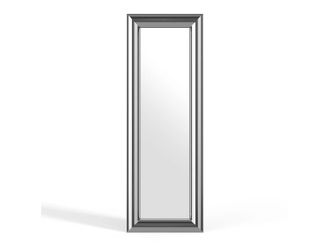 Vente-Unique Specchio Da Parete Rettangolare In Metallo L. 60 X H. 170 Cm Cromato - Boraya